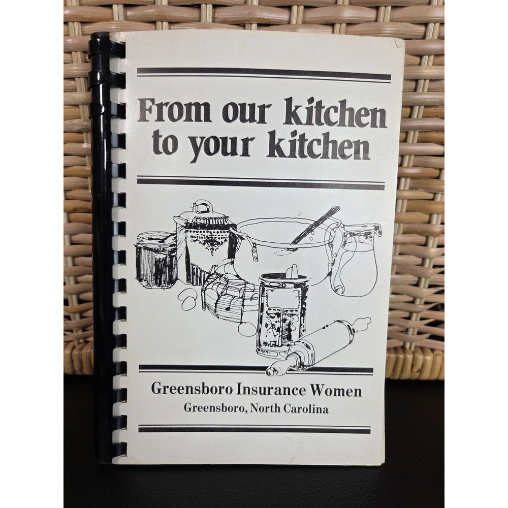 Greensboro Insurance‎ Women Cookbook Greensboro, North Carolina 1980s Spiral